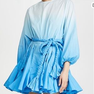 RHODE Ella Mini Dress in Sky Blue